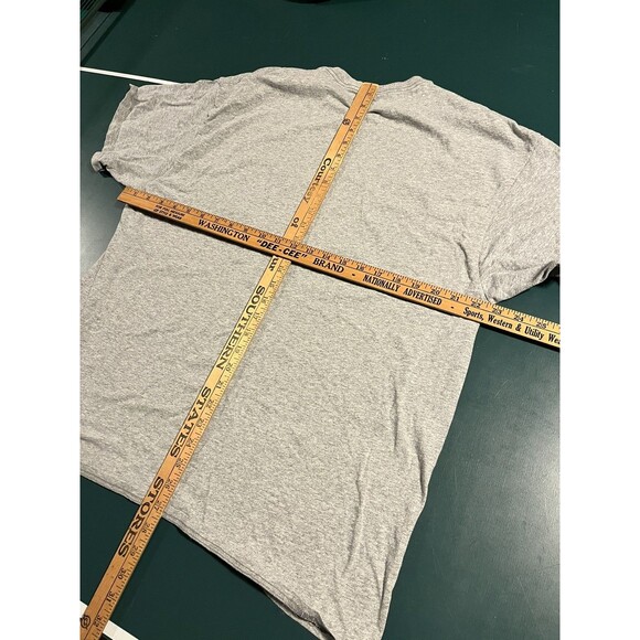 Batman DC Comics School Lunch T-Shirt XL Gray Joker Two Face Riddler Super Hero - Picture 7 of 7